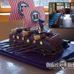 Piratengeburtstag mit besonderer Torte - Piratenfahrt auf der Oder